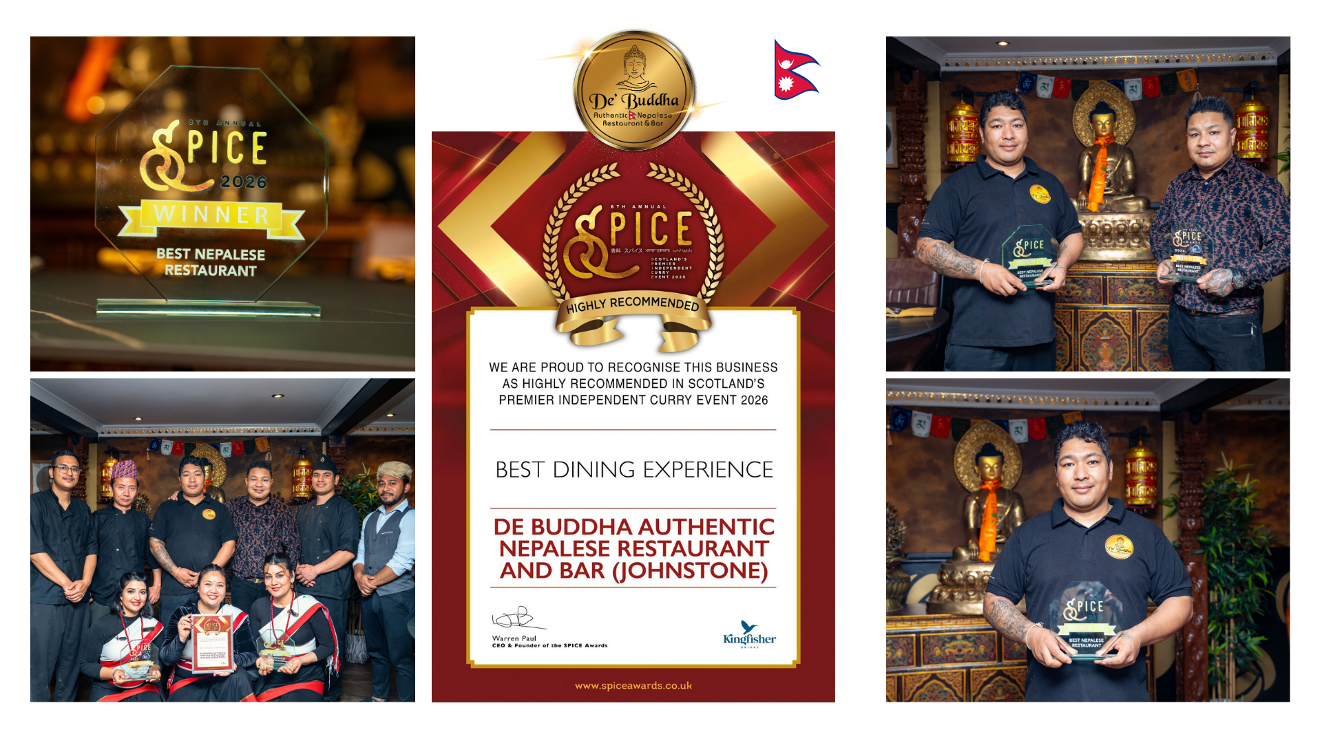 Debuddha ACHIEVEMENTS -spice awards 2026