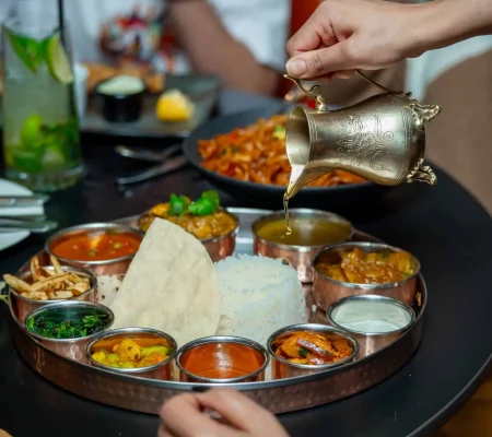 Authentic Nepalese Dal Bhat Thali